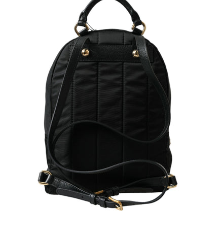 Dolce & Gabbana Elegant Embellished Black Backpack