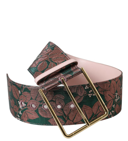 Dolce & Gabbana Multicolor High-Waist Statement Belt