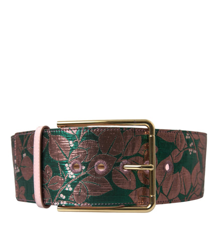 Dolce & Gabbana Multicolor High-Waist Statement Belt