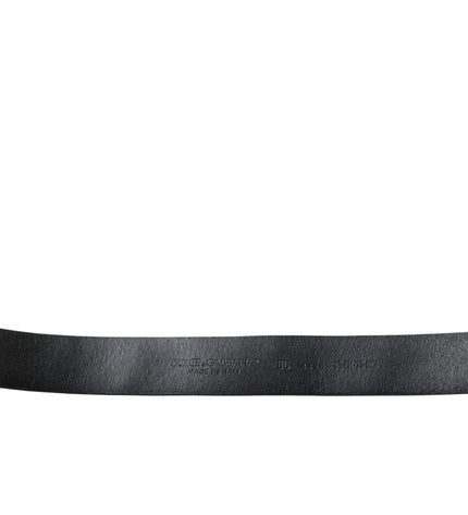 Dolce & Gabbana Engraved Logo Leather Waist Belt