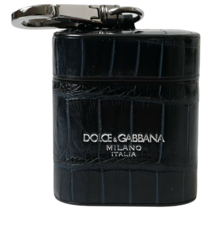 Custodia per Airpods Dolce &amp; Gabbana Chic in pelle di coccodrillo