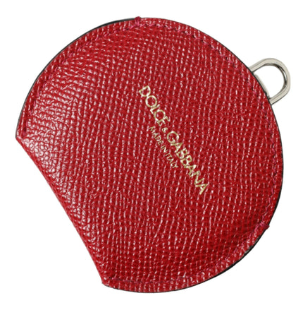 Dolce & Gabbana Elegant Red Leather Mirror Holder