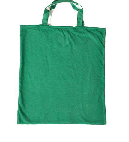 Prada Elegant Green Fabric Tote Bag