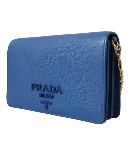 Borsa a tracolla Prada elegante in pelle monogramma