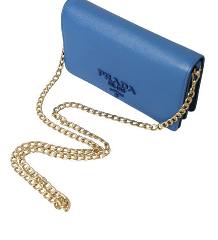 Prada Elegant Monogram Leather Sling Purse