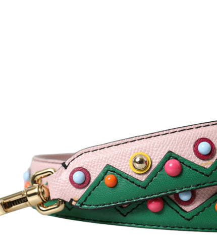 Dolce & Gabbana Pink Leather Handbag Accessory Shoulder Strap