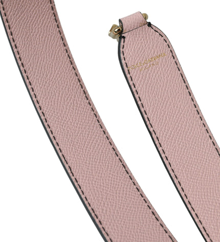 Dolce & Gabbana Pink Leather Handbag Accessory Shoulder Strap