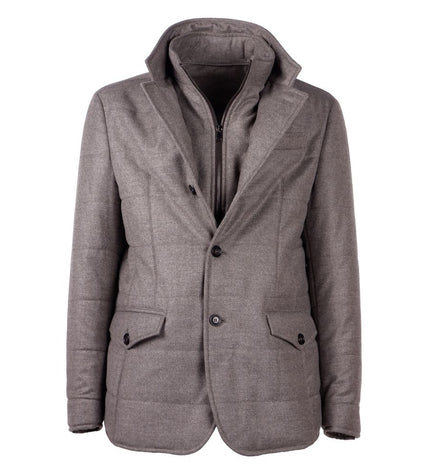 Made in Italy Elegant Wool Cashmere Men's Coat