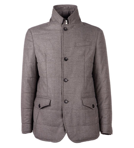 Made in Italy Elegant Wool Cashmere Men's Coat