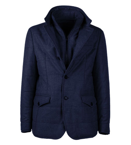 Made in Italy Elegant Wool-Cashmere Men's Coat