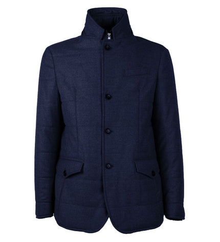 Made in Italy Elegant Wool-Cashmere Men's Coat