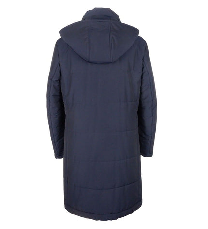 Made in Italy Italian Elegance Wool-Blend Men's Raincoat