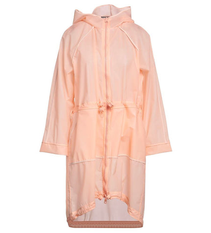 Elisabetta Franchi Powder Pink Long Waterproof Jacket