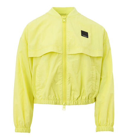 Armani Exchange Chic Yellow Polyamide Jacket for Women