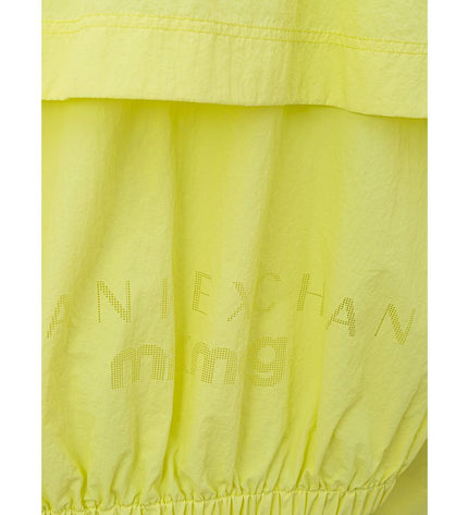 Armani Exchange Chic Yellow Polyamide Jacket for Women