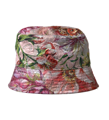 Dolce & Gabbana Multicolor Floral Jacquard Bucket Hat Men