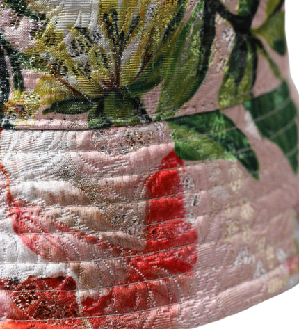 Dolce & Gabbana Multicolor Floral Jacquard Bucket Hat Men