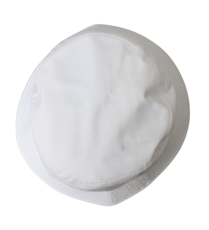 Dolce & Gabbana White Cotton Cap Bucket Capello Hat Men