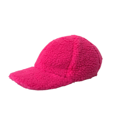 Dolce & Gabbana Pink Fleece Plush Baseball Hat Men