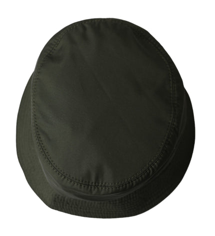 Dolce & Gabbana Army Green Polyester Cap Bucket Hat Men