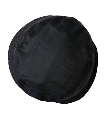 Dolce & Gabbana Black Wool Blend Cap Bucket Hat Men