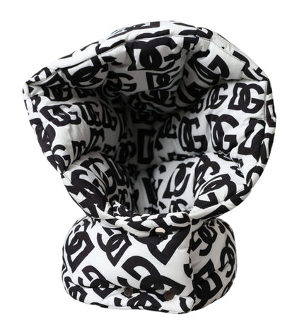 Dolce & Gabbana White Logo Whole Head Wrap Hat Men