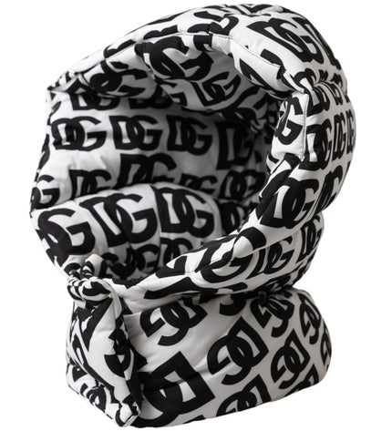 Dolce & Gabbana White Logo Whole Head Wrap Hat Men