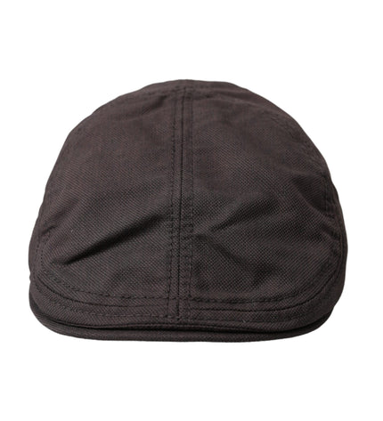 Dolce & Gabbana Brown Nylon Cloth Newsboy Hat Men