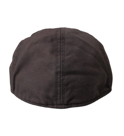 Dolce & Gabbana Brown Nylon Cloth Newsboy Hat Men