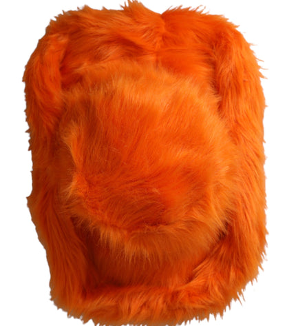 Dolce & Gabbana Orange Faux Fur Polyester Fedora Hat