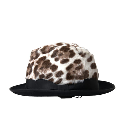 Dolce & Gabbana Multicolor Leopard Women Fedora Hat