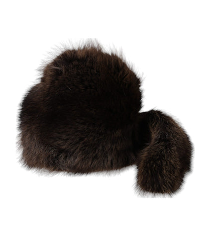 Dolce & Gabbana Women Brown Raccoon Fur Bucket Hat