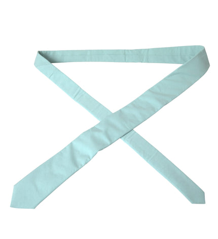 Dolce & Gabbana Mint Green Cotton Adjustable Tie Men