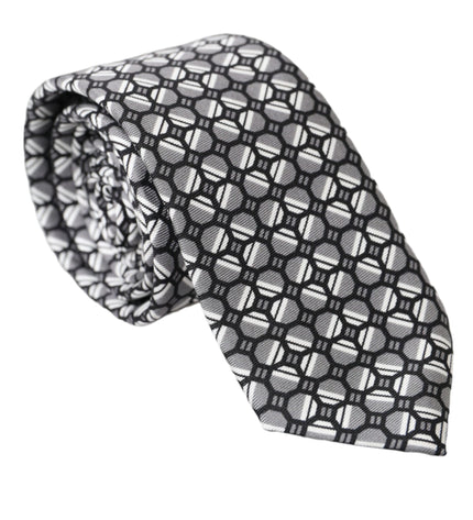 Dolce & Gabbana Multicolor Patterned 100% Silk Adjustable Tie