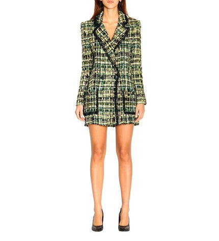 Elisabetta Franchi Elegant Forest Green Buttoned Jacket