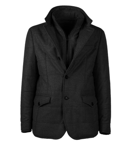 Made in Italy Elegant Wool-Cashmere Men's Coat