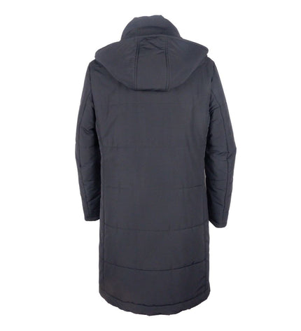 Made in Italy Italian Elegance Wool-Blend Men's Raincoat