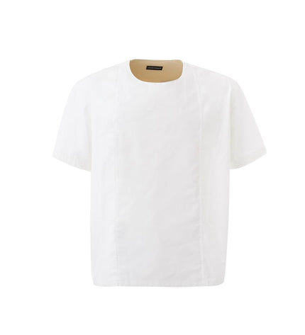 Emporio Armani White Cotton Sweater