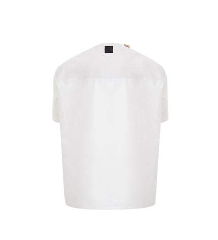 Emporio Armani White Cotton Sweater