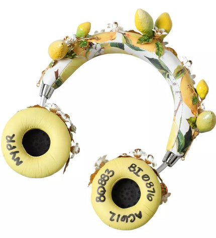 Dolce & Gabbana Lemon Crystal Floral Headset Audio Headphones