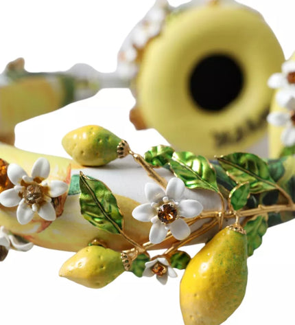 Dolce & Gabbana Lemon Crystal Floral Headset Audio Headphones