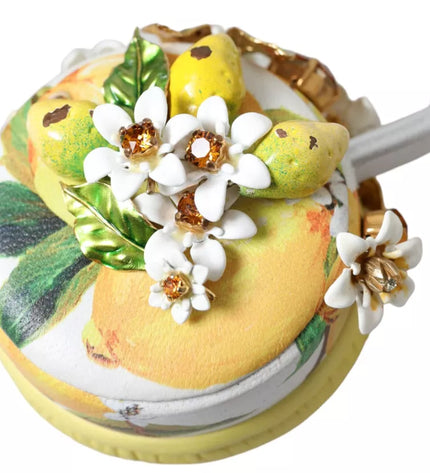 Dolce & Gabbana Lemon Crystal Floral Headset Audio Headphones