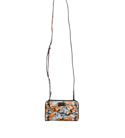 Dolce & Gabbana Multicolor Camouflage Leather Purse Cross Body Bag