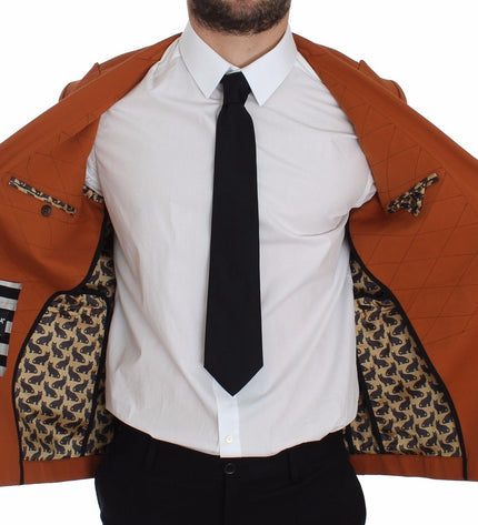 Dolce & Gabbana Elegant Orange Casual Cotton Blend Blazer