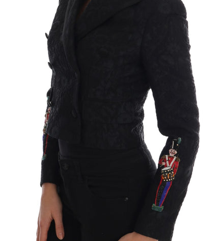 Giacca blazer con cristalli floreali incantati di Dolce &amp; Gabbana