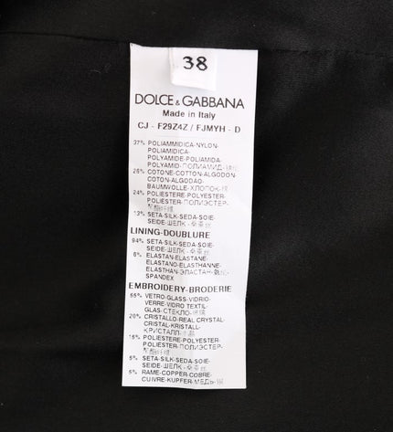 Dolce &amp; Gabbana Büyülü Çiçekli Kristal Blazer Ceket