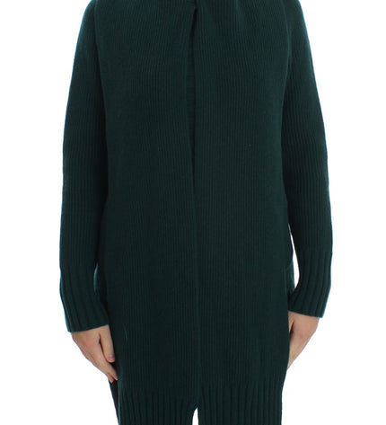 Dolce & Gabbana Elegant Green Cashmere Cardigan Sweater