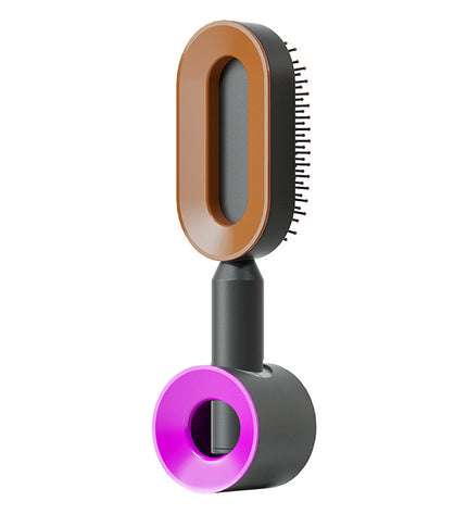 Self Cleaning Hair Brush For Women One-key Cleaning Hair Loss Airbag Massage Scalp Comb Anti-Static Hairbrush